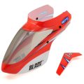 Blade mCP X Complete Red Canopy with Vertical Fin BLH3518